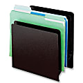 Buddy Classic Slant File - 6 Pocket(s) - 10.5" Height x 9.9" Width x 5.3" Depth - Desktop - Black - Steel - 1Each 1 thumbnail image