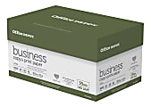 Office Depot® Business Multi-Use Printer & Copy Paper, White, Letter (8.5" x 11"), 5000 Sheets Per Case, 20 Lb, 92 Brightness, Case Of 10 Reams