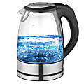 Better Chef 1.7-Liter Cordless Electric Glass And Stainless-Steel Tea Kettle