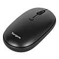 Targus® Multi-Device Dual-Mode Wireless Mouse, Pebble Shape, Black, AMB581GL