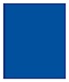 Office Depot® Brand 2-Pocket School-Grade Paper Folder with Prongs, Letter Size, Blue 1 thumbnail image
