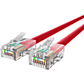 Belkin Cat5e Patch Cable - RJ-45 Male - RJ-45 Male - 12ft - Red 1 thumbnail image