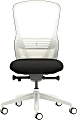 Allermuir Ousby Ergonomic Fabric Mid-Back Task Chair, Ink/Snow/Light Gray