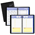 AT-A-GLANCE® QuickNotes® Daily/Monthly Appointment Book, 4 7/8" x 8", 30% Recycled, Black, January to December 2018 (760405-18)