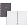 AT-A-GLANCE® Signature Collection™ Twin-Wire Notebook, 7 1/4" x 9 1/2", Legal Ruled, 80 Sheets, Heather Gray (YP14445) 1 thumbnail image