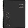 AT-A-GLANCE® Contemporary Lite Weekly/Monthly Planner, 7" x 8-3/4", Black, January To December 2022, 7054XL05 1 thumbnail image