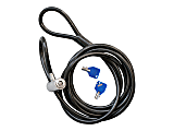 CODi Adjustable Loop Key Cable Lock - Security cable lock - chrome, titanium - 6 ft