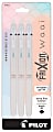 Pilot FriXion Waai Retractable Erasable Gel Ink Pens, Extra Fine Point, 0.5mm, Beige Barrels, Black Ink, Pack of 3 Pens 1 thumbnail image
