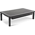 Allsop Metal Art Tri-Level Monitor Stand - Up to 27" Screen Support - 30 lb Load Capacity - Powder Coated - Metal - Black 1 thumbnail image