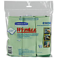 Wypall® Microfiber Cloths, Green, Pack Of 6