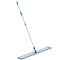 Gritt Commercial Premium Microfiber Floor Mop Kit, 48", Blue/Silver 1 thumbnail image