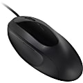 Kensington Pro Fit Ergo Wired Mouse - Cable - Black - USB - 3200 dpi - 5 Button(s)