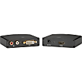 KanexPro DVI with RCA audio to HDMI Converter - Functions: Video Conversion, Audio Encoder, Video Emulation - 1920 x 1080 - DVI - Audio Line In - External