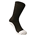 Sockwise Euros Rx™ Diabetic Crew Socks, Large, Black/White