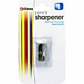 OIC® Metallic Aluminum Handheld Pencil Sharpener, Silver