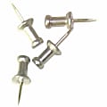 Advantus Aluminum Pushpins - 0.6" Length - Aluminum - 100 / Box 1 thumbnail image