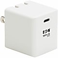 Eaton Tripp Lite Series USB C Wall Charger Compact 40W GaN Technology Power Delivery 3.0 - Power adapter - U280W0140C1 1 thumbnail image