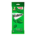 Trident® Spearmint Gum, 14 Pieces Per Pack, Bag Of 3 Packs, Box Of 3 Bags 1 thumbnail image