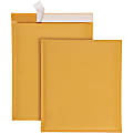 Quality Park Redi-Strip Bubble Mailers with Labels - Bubble - 9" Width x 12" Length - Peel & Seal - 10 / Box - Kraft 1 thumbnail image
