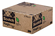 Scotch® Greener Magic™ Tape, Invisible, 12 Tape Rolls, 3/4 in x 900 in, 81212CP 1 thumbnail image