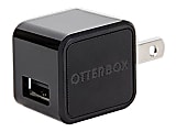 OtterBox USB Wall Charger - Power adapter - 2.4 A (USB) - black 1 thumbnail image