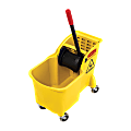 Rubbermaid® Bucket And Wringer Combination, 31 Quarts, Yellow