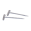 Gem Office Products T-Pins, 2", Silver, Box Of 100 1 thumbnail image