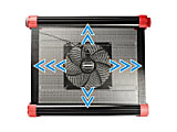 Enermax Aeolus Vegas CP007 - Notebook stand - with cooling fan - 17" - 180 mm - black 1 thumbnail image