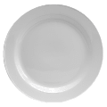 Office Settings Chef's Table Round Dinner Plates, 10 1/2", White, Box Of 8