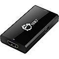 SIIG HDMI 2.0 Repeater - 4Kx2K 60Hz - 3840 × 2160 - 98.43 ft Maximum Operating Distance - 1 x HDMI In - 1 x HDMI Out - USB - ABS Plastic
