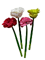 Saxon Imports Flower Gel Pen, Medium Point, 0.7 mm, Green Barrel, Black Ink 1 thumbnail image