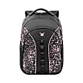 Wenger® Sun Laptop Backpack, Black/Pink Paint Splatter 1 thumbnail image
