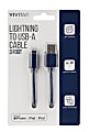 Vivitar Lightning To USB-A Cable, 3', Navy, NIL1003