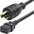 StarTech.com 6ft (1.8m) Heavy Duty Power Cord, Twist-Lock NEMA L6-20P to IEC 60320 C19, 20A 250V, 12AWG, UL Listed 1 thumbnail image
