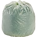Stout® EcoSafe-6400 Compostable Compost Bags, 1.1 mil, 30-Gallon, Green, Box Of 48