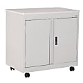 Sandusky® Steel Mobile Utility Cabinet, Dove Gray 1 thumbnail image