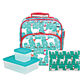 Bentology 4-Piece Lunch Kit, Llama, Turquoise 1 thumbnail image