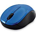 Verbatim® Silent Wireless Blue LED Mouse For USB Type A, Blue