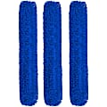 Gritt Commercial Microfiber Looped Dust Mop Pad Head, 60", Blue, Pack Of 3 Pad Heads