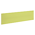 BBF Momentum 37" Tackboard, 18 3/4"H x 66 1/4"W x 5/8"D, Lime, Standard Delivery Service