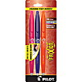 Pilot® FriXion Ball Ballpoint Pens, Fine Point, 0.7 mm, Assorted Ink Colors, Pack Of 3 Pens