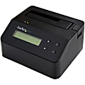 StarTech.com Hard Drive Eraser and Docking Station Standalone - 4Kn Support - TAA - 2.5 / 3.5 SATA SSD/HDD Dock & Wiper - Standalone hard drive eraser lets you quickly wipe your drive w/o having to connect to a host computer 1 thumbnail image