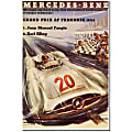 Trademark Global Mercedes-Benz Gallery-Wrapped Canvas Print By Anonymous, 18"H x 24"W