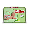 Cuties® Baby Diapers, Size 2, 12-18 Lb, Box Of 42