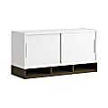 Bush Business Furniture Momentum Hutch with Doors, 36"W, Mocha Cherry, Standard Delivery