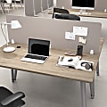 WorkPro® Motiva Desktop Privacy Screen, 18”H x 58”W x 2”D, Warm Beige, Standard Delivery 1 thumbnail image