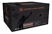 Copper Moon® World Coffees Single Pods, French Roast, Carton Of 80