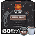 Copper Moon® World Coffees Single Pods, French Roast, Carton Of 80