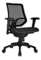 WorkPro® 1000 Series Ergonomic Mesh/Mesh Mid-Back Task Chair, Black/Black, BIFMA Compliant