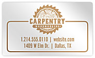Custom 1-Color Foil-Stamped Labels And Stickers, 1-1/2" x 2-1/2" Rectangle, Box Of 500 Labels 1 thumbnail image